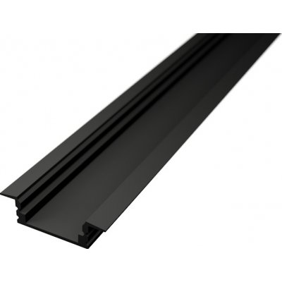 TopLux RC1-B černý vestavný hliníkový profil LP301B – Zboží Dáma