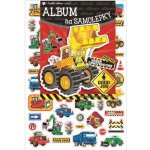 45 samolepek a album na samolepky stavební stroje – Sleviste.cz