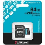 Kingston Canvas Go Plus A2 Micro SDXC 64GB SDCG4/64GB – Zboží Mobilmania