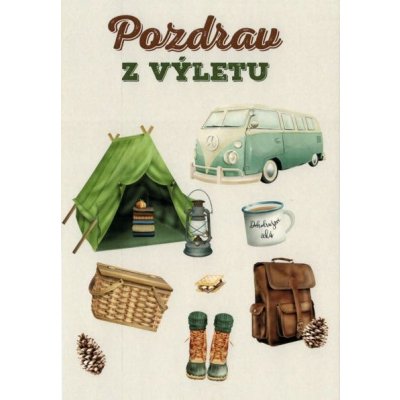 Pohlednice Pozdrav z výletu – Zboží Dáma