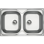 Sinks STSCLM80050026V CLASSIC 800 DUO V 0,6mm matný – Hledejceny.cz