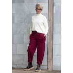 Teplákové kalhoty JOE Vínová – Zboží Dáma