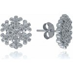 MOISS Krásné stříbrné náušnice Vločky E0002567 – Sleviste.cz