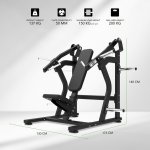 TUNTURI PLATINUM Incline Chest Press V-series – Zboží Dáma