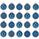 Home Styling Collection Skleněné vánoční koule Ø 6 cm 20 kusů modré modrý – Hledejceny.cz