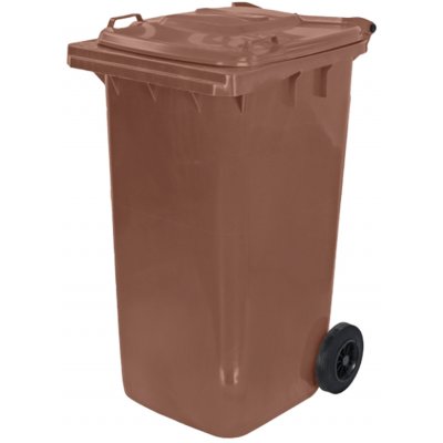 J.A.D. Tools popelnice plastová, 240L, hnědá – Zbozi.Blesk.cz