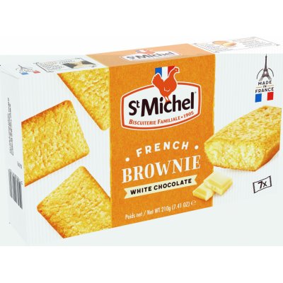 St Michel 7 Brownies bílá čokoláda 210 g – Sleviste.cz