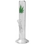 Black Leaf Skleněný bong s listem 40 cm – HobbyKompas.cz