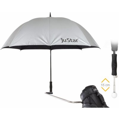 JUSTAR Umbrella Telescopic stříbrná – Zboží Dáma