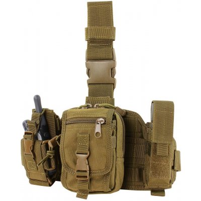Condor Outdoor Panel stehenní MOLLE s pouzdry COYOTE