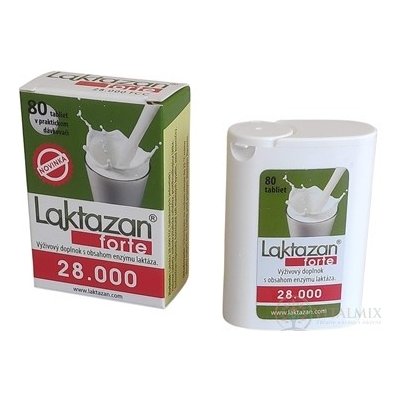 RS Pharma LAKTAZAN forte tbl 28.000 FCC 80 ks – Zboží Dáma