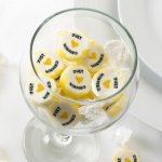 Svatební roksový bonbon - tyrkysové srdíčko - 1 ks – Zboží Dáma