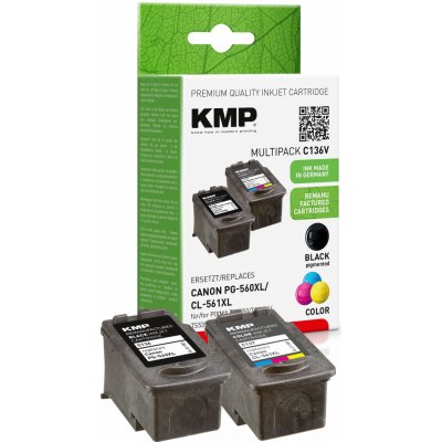 KMP Canon PG-560XL / CL-561XL - kompatibilní