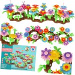 KIK KX4396_1 Stavebnice květinová zahrada 104 ks – Zboží Dáma