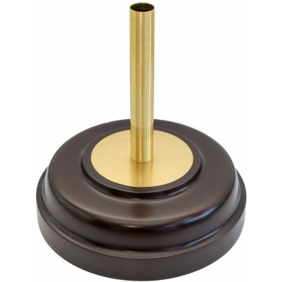 Stojan na vlajku dřevěný se zlatými aplikacemi - 1-ramenný – Hledejceny.cz