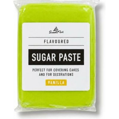 SweetArt Fondán na dort Neon Green vanilkový 250 g – Sleviste.cz