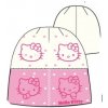 Dětská čepice Zimní čepice Hello Kitty růžovo bílá