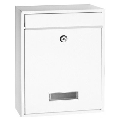 Poštovní schránka do sestav, 350 x 260 x 85 mm, bílá – Zboží Mobilmania