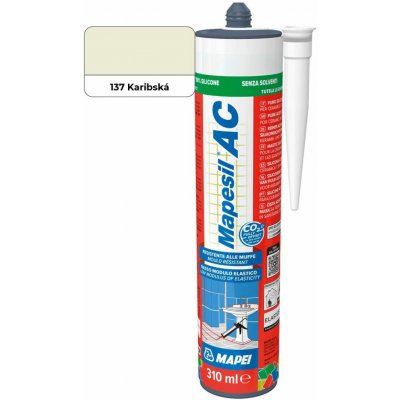 Mapesil AC 137 sanitární silikon 310 g karibská – Hledejceny.cz