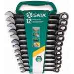 Sata Tools Očkoploché ráčnové klíče 8 - 19 mm Černé ST08032 – Zboží Mobilmania