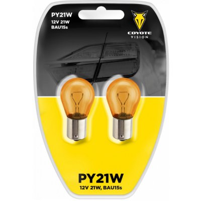 Coyote Vision 50133 PY21W BAU15s 12V 21W oranž 2 ks – Hledejceny.cz