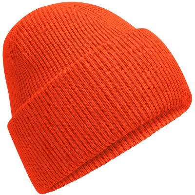 Beechfield čepice se širokou manžetou Beanie oranžová – Hledejceny.cz
