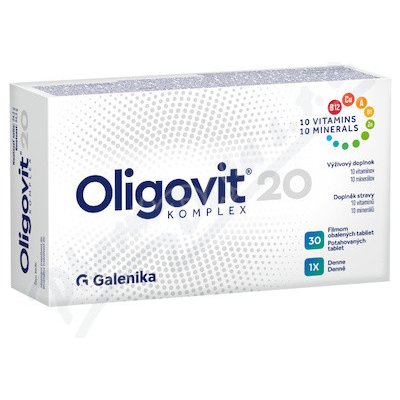 Galenika Oligovit 20 Komplex 30 tablet – Hledejceny.cz