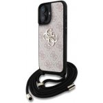 Guess PU 4G Metal Logo Crossbody Popruh pro iPhone 16 Pink – Hledejceny.cz