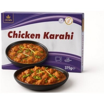Crown Mražené Kuřecí Karahi 375g – Hledejceny.cz