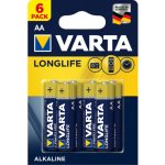 Varta LongLife Extra AA 6ks 4106 VA0009 – Zboží Živě
