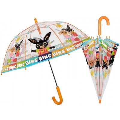 Perletti Zajíček Bing dětský manuální deštník průhledný – Zboží Mobilmania