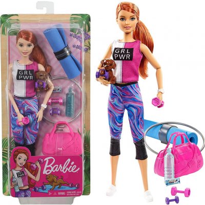 Barbie Wellness Fitness herní set s panenkou