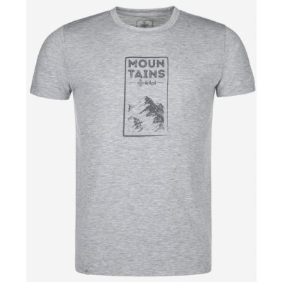 Kilpi GAROVE-M pánské funkční tričko světle šedé – Zboží Mobilmania