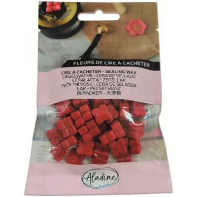 Aladine Pečetní vosk granulovaný rouge červený – Zboží Dáma