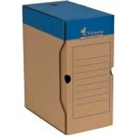 Victoria archivační krabice karton modro bílá A4 150 mm – Zboží Živě