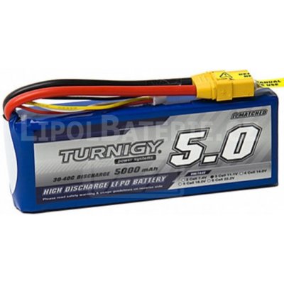 Turnigy Lipol/Lipo baterie 3S 5000mAh 30C 11.1V – Zbozi.Blesk.cz