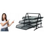 Donau Office set kancelářský odkladač kov černý – Sleviste.cz