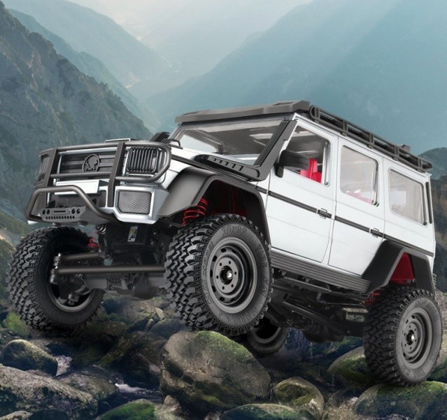 IQ models RC auto MERCEDES-BENZ G63 AMG stříbrný- RC_303512 RTR 1:12