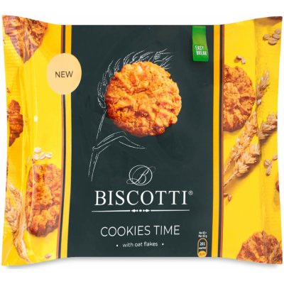 Biscotti Sušenky ovesné vločky 170 g – Zbozi.Blesk.cz