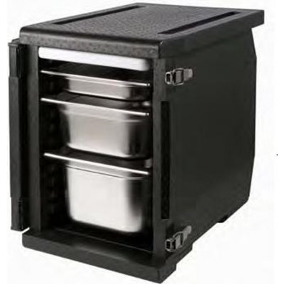 Termoizolační nádoba 6 x GN 1/1 65 mm | THERMO FUTURE BOX, 055106 černý – Zboží Mobilmania