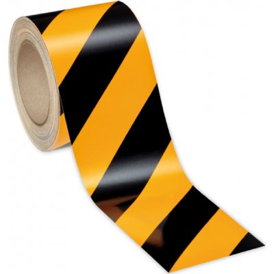 3M reflexní páska samolepicí žlutá-černá 1 metr – Zboží Mobilmania