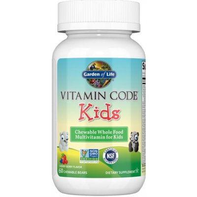 Garden of Life VITAMIN CODE - Kids - Dětský multivitamín 60 ks – Hledejceny.cz