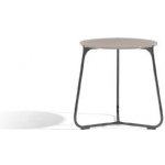 Manutti Mood kulatý 42x45 cm nerezový rám lakovaný, deska brushed teak – Hledejceny.cz