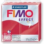 FIMO effect 8020 modelovací hmota 57g metalická rubínová 28