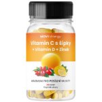 MOVit Vitamin C 1200 mg s šípky + Vitamin D + Zinek PREMIUM 30 tablet – Hledejceny.cz