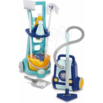 Úklidový vozík a vysavač Cleaning Trolley&Vacuum Cleaner Clean Home Écoiffier s 10 doplňky od 18 měsíců – Hledejceny.cz