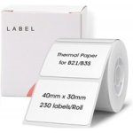 Niimbot štítky R 40x20mm 320ks Bílé pro B21, B21S, B3, B1S – Zboží Živě