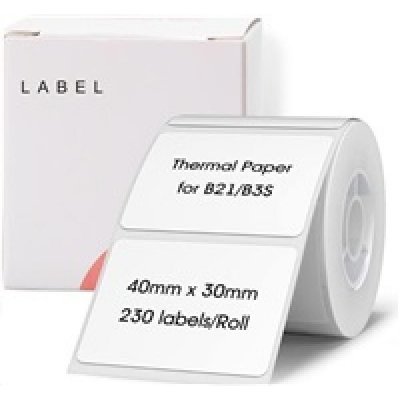 Niimbot štítky R 40x20mm 320ks Bílé pro B21, B21S, B3, B1S – Zboží Živě