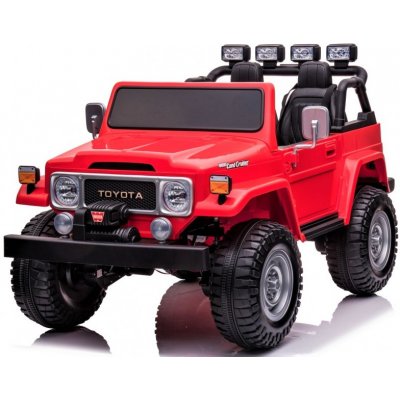 Elektrické auto Toyota Land Cruiser 4x4 24V červená – Zboží Mobilmania