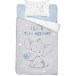 Detexpol povlečení Sloník modré 100 x 135 cm 40 x 60 cm – Zboží Dáma